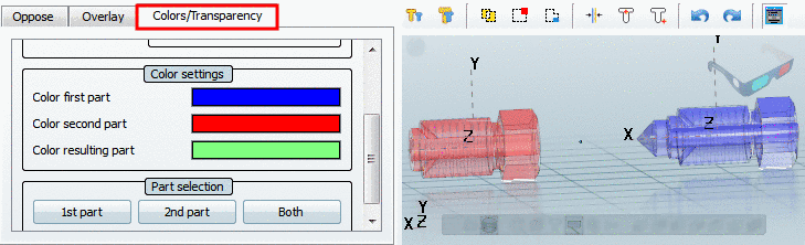Set color and transparency