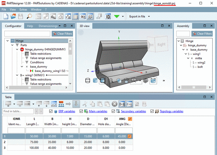 Template with complete self-assembly