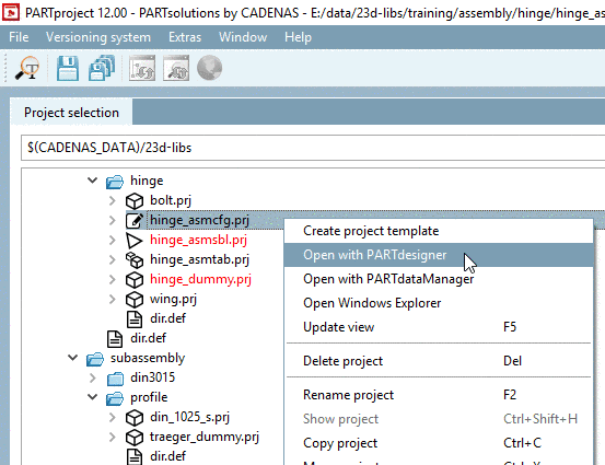Configuration - *_asmcfg.prj
