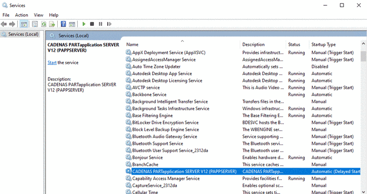CADENAS PARTapplication SERVER V12 (PAPPSERVER)