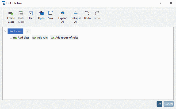 Dialog after clicking on "Create Class"