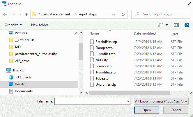 Selection comparison part