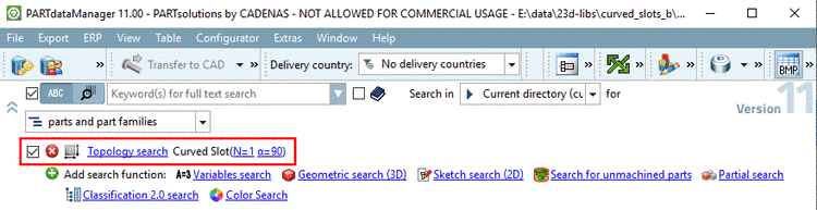 Call "Topology search"