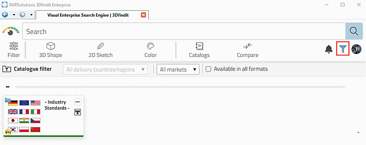 Questo esempio utilizza il catalogo "Norm" ["Industry Standards"] a scopo dimostrativo.