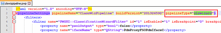 Esempio "clswizpipeline.pwp"