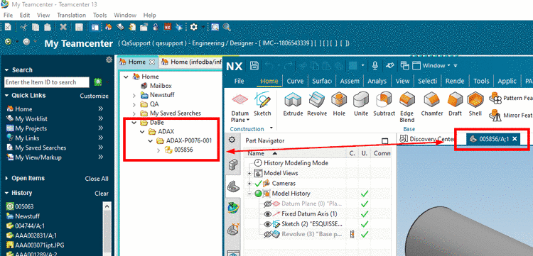 Tree model with enlarged part information