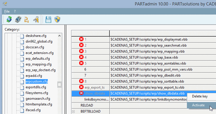 PARTadmin -> erpcustom.cfg -> [LOAD]