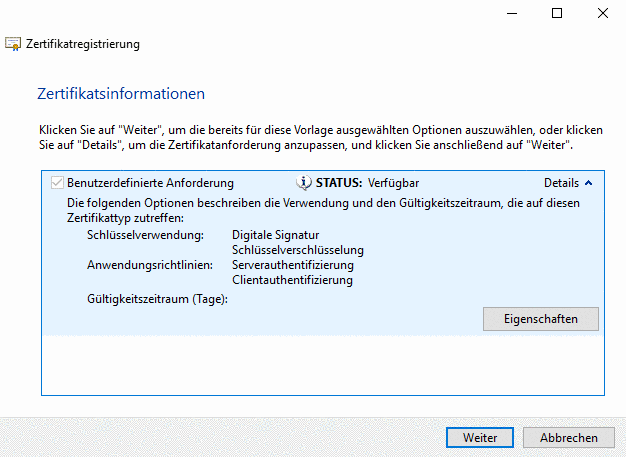 Certificate Information