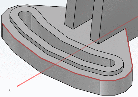 PARTdesigner: Creation of fillet on marked edge