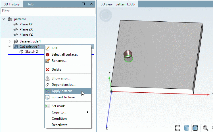 "Rights" tabbed page