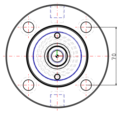 Example vertical dimensioning 2D