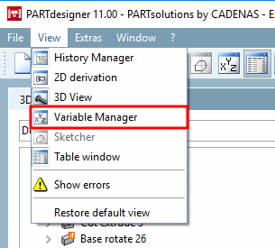 Visualizza il menu [View]