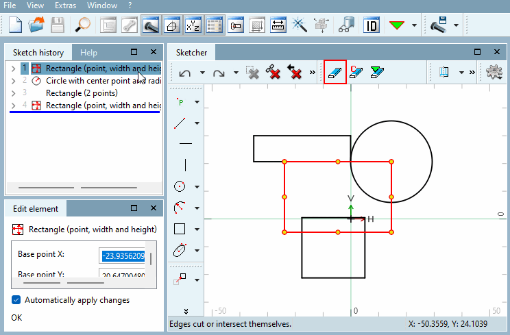 Selezione prima della cancellazione