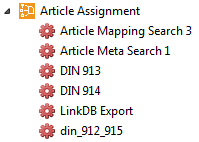 Assegnazione di articoli [Article Assignment] con diversi processi