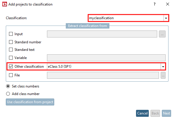 Altra classificazione [Other classification]