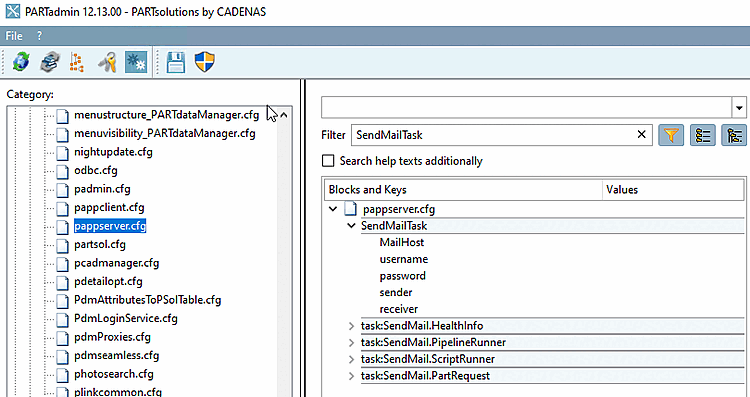 pappserver.cfg > Blocco "SendMailTask