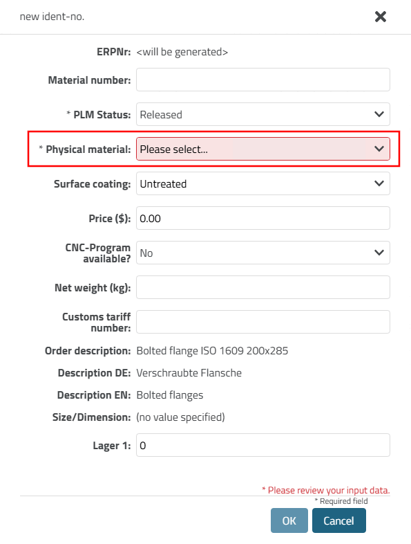 Dialogo dopo aver selezionato "Aggiungi al database dei collegamenti [Add to link database]".