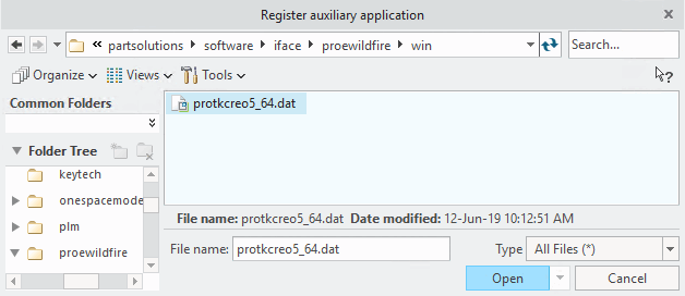 Registrazione dell'applicazione ausiliaria