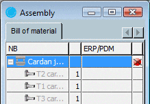 BOM list information