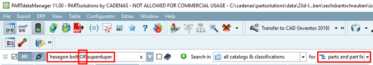Search with "hexagon bolt OR superduper"
