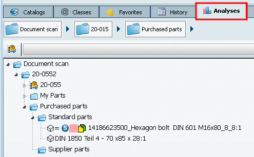 Pink icon in the document scan