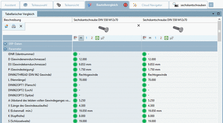 The versions are identical in regard to geometry.