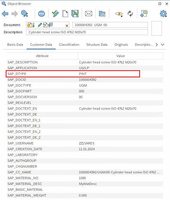 SAP_DTYPE