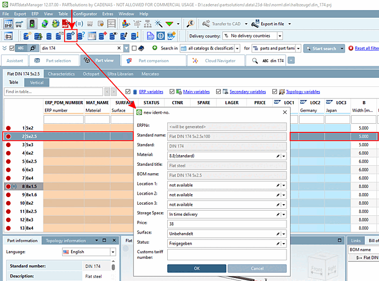 ERPNo: <sarà generato>.