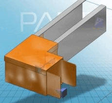 Risultato: gli assi rossi sono sovrapposti, quelli verdi e blu puntano in direzione opposta.