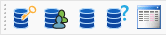 Barra degli strumenti del database di collegamento [Link database]
