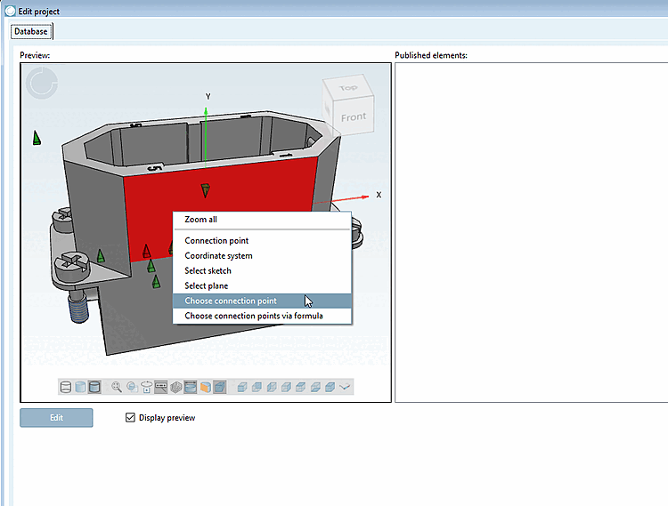 Selezionare il punto di connessione [Choose connection point]: Chiamata