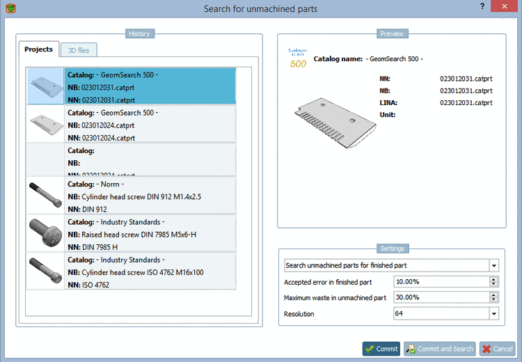Elements tabbed page