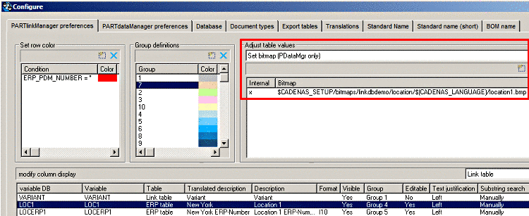 Language selection: Graphical user interface and Catalog