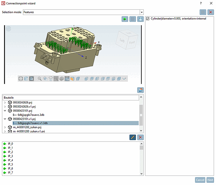 Tutte le stesse funzioni sono state dotate di un punto di connessione.