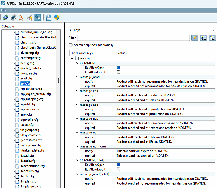 eol.cfg > vari blocchi > ognuno con le chiavi "expired" e "notify"