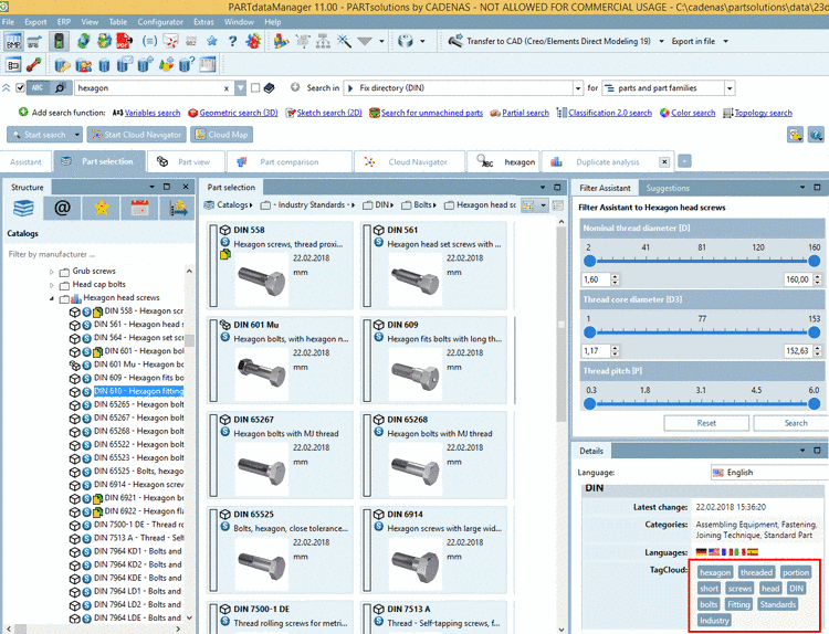 Example: TagCloud on folder level