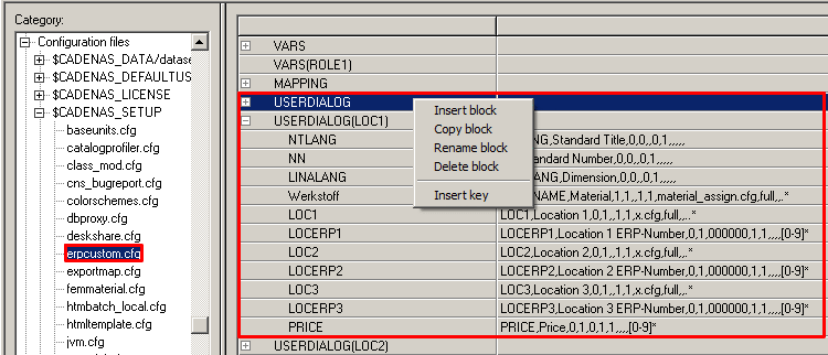 PARTdataManager -> Context menu of projects -> Versions