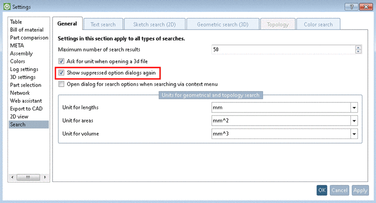 Dialog box "Class variables"