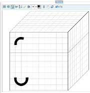 Two circular arcs shall be joined with a polygonal chain.