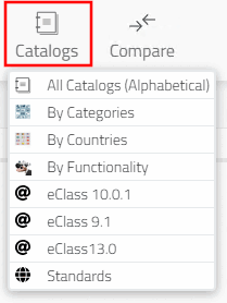 Display of the installed classifications