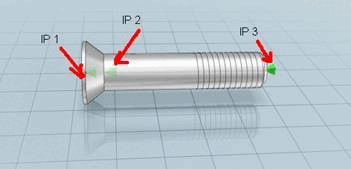 Countersunk screw