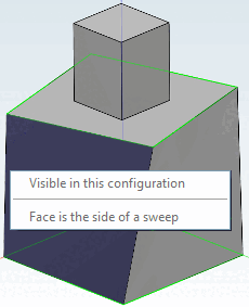 Sweep face cannot be blended
