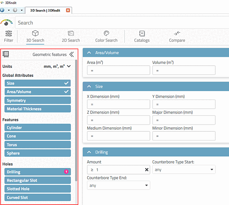 Geometric features Geometric features