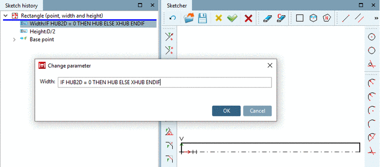 Field entry with IF condition