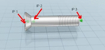 Countersunk screw