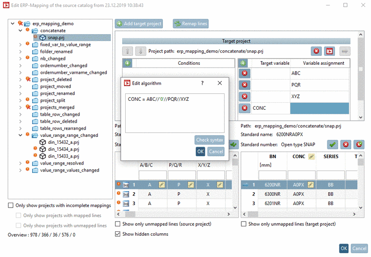 Algorithm for Variable assignment
