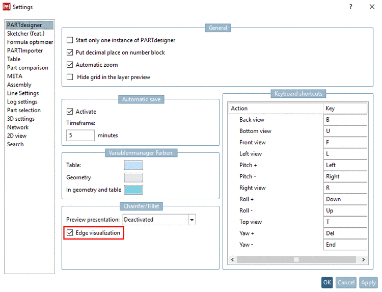 Enable/disable "Edge visualization"