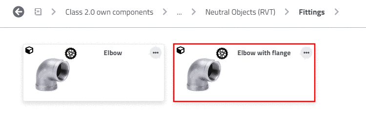 Elbow with flange