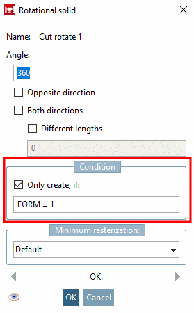 Only create, if Only create, if