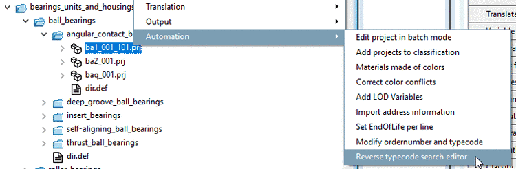 Example: Start on project level